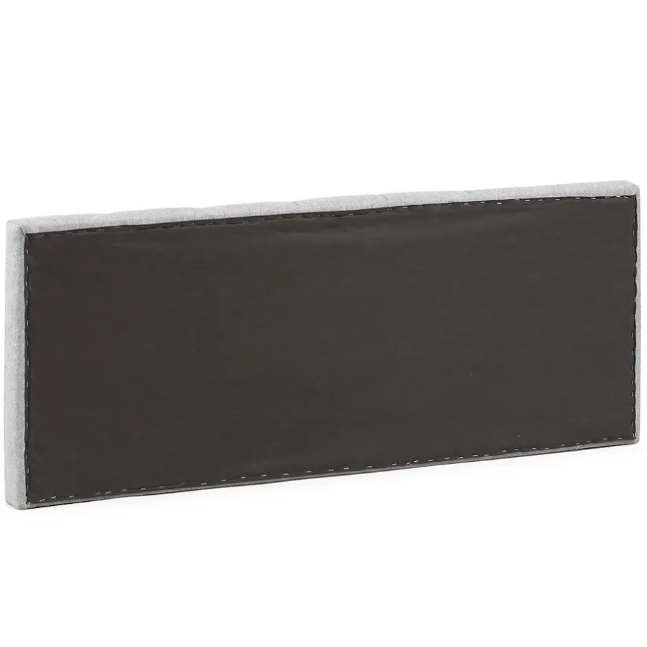 Vs Venta-Stock Tête de lit tapissée Creta 160x60 cm Couleur Gris, 8 cm d'épaisseur