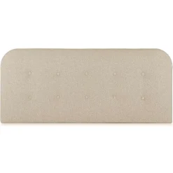 Vs Venta-Stock Tête de lit tapissée Saona 150x60 cm Couleur Beige, 8 cm d'épaisseur Outlet