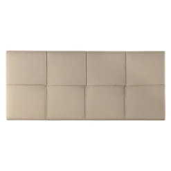 Vs Venta-Stock Tête de lit tapissée Sicilia 160x60 cm Beige Outlet