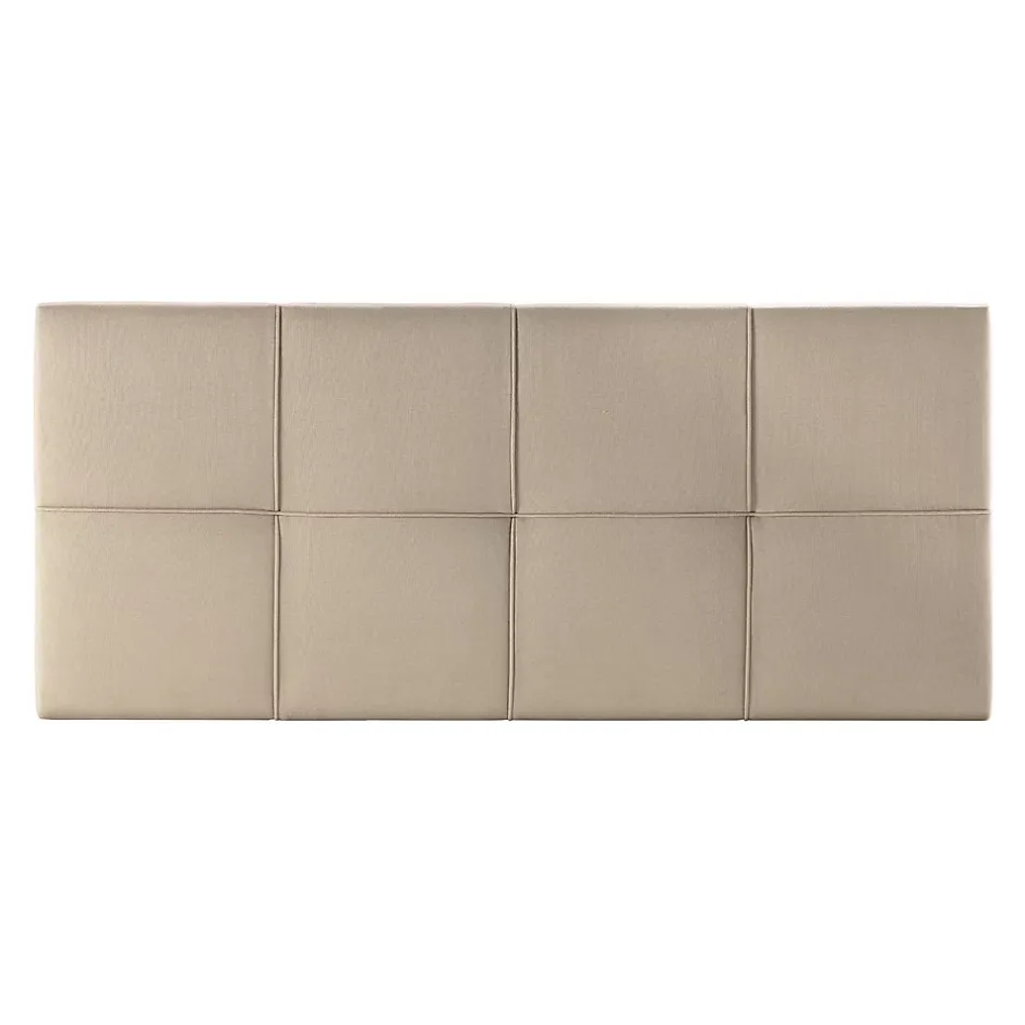 Vs Venta-Stock Tête de lit tapissée Sicilia 160x60 cm Beige Outlet