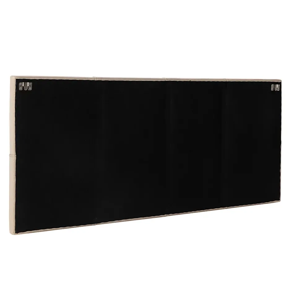 Vs Venta-Stock Tête de lit tapissée Sicilia 160x60 cm Beige Outlet
