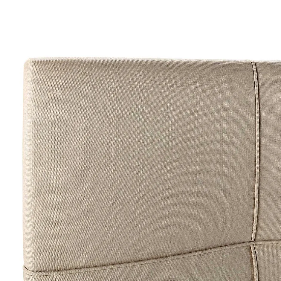 Vs Venta-Stock Tête de lit tapissée Sicilia 160x60 cm Beige Outlet