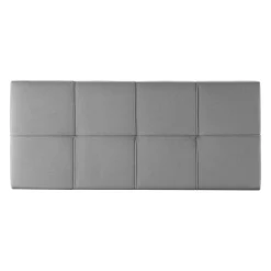 Vs Venta-Stock Tête de lit tapissée Sicilia 140x60 cm Gris