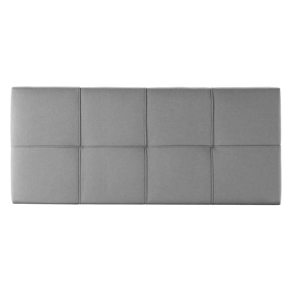 Vs Venta-Stock Tête de lit tapissée Sicilia 140x60 cm Gris