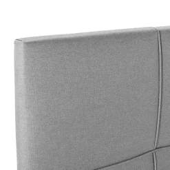 Vs Venta-Stock Tête de lit tapissée Sicilia 140x60 cm Gris