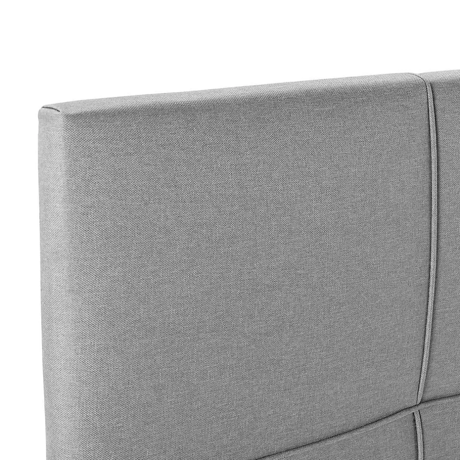 Vs Venta-Stock Tête de lit tapissée Sicilia 140x60 cm Gris