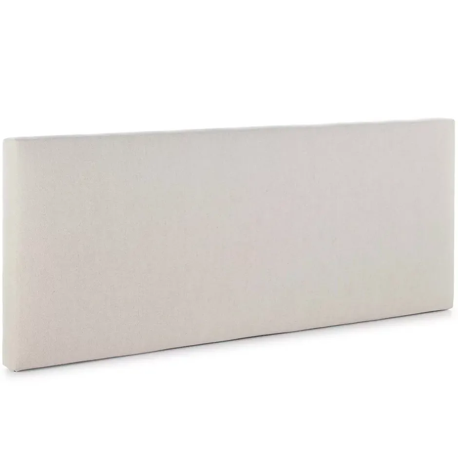 Vs Venta-Stock Tête de lit tapissée Tagomago 160x60 cm de Lin Naturel, 8 cm d'épaisseur Sale