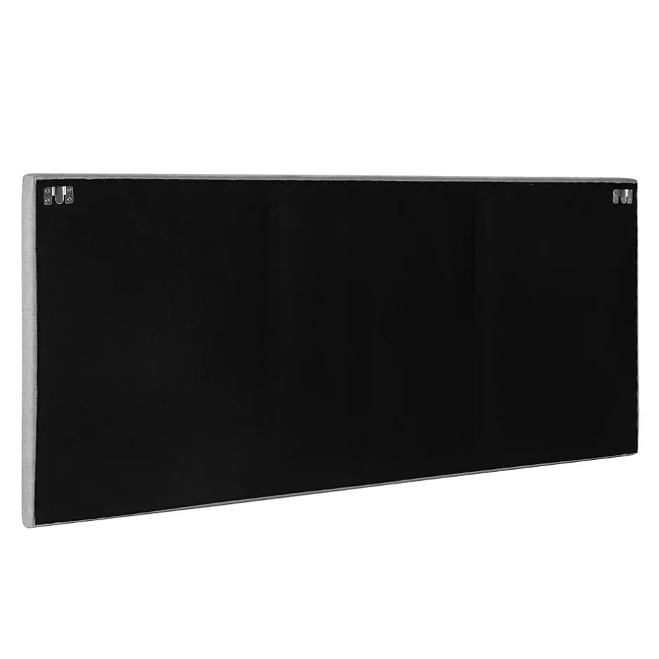 Vs Venta-Stock Tête de lit tapissée Turin 160x60 cm Gris Hot
