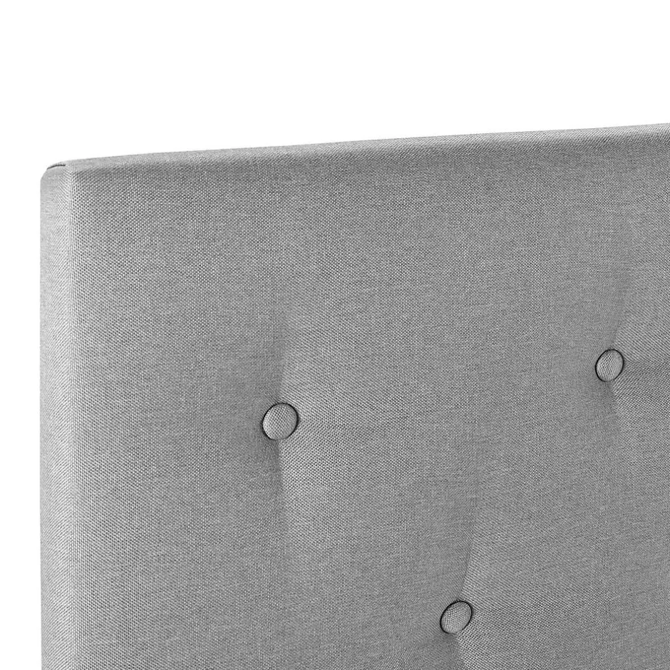 Vs Venta-Stock Tête de lit tapissée Turin 160x60 cm Gris Hot