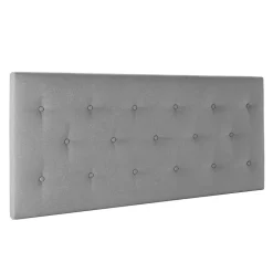 Vs Venta-Stock Tête de lit tapissée Turin 160x60 cm Gris Hot