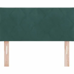 Vidaxl Tête de lit Vert foncé 90 cm Velours New