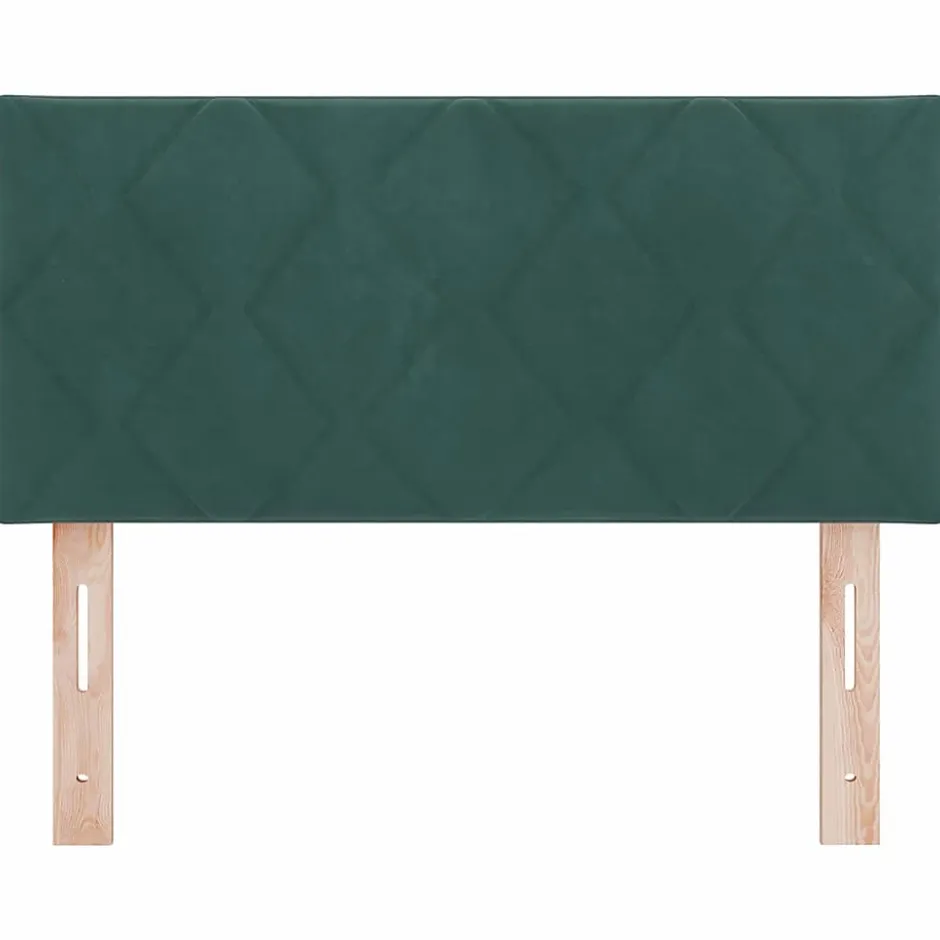 Vidaxl Tête de lit Vert foncé 90 cm Velours New