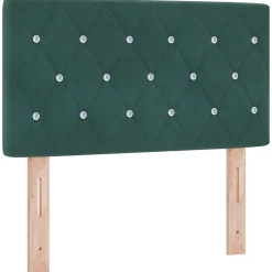 Vidaxl Tête de lit Vert foncé 80 cm Velours