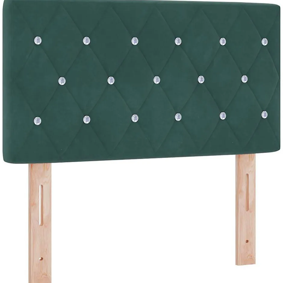 Vidaxl Tête de lit Vert foncé 80 cm Velours