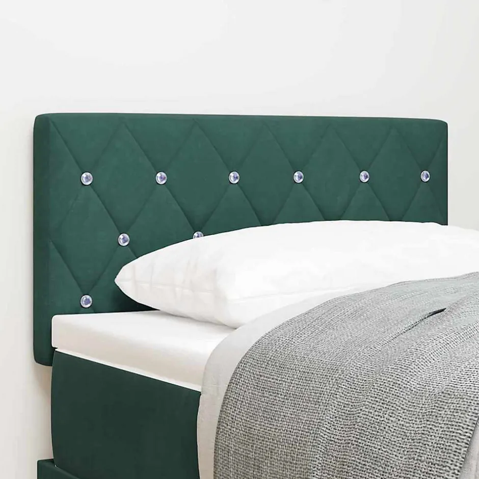 Vidaxl Tête de lit Vert foncé 80 cm Velours