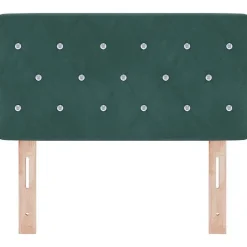 Vidaxl Tête de lit Vert foncé 80 cm Velours