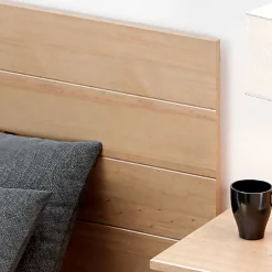 Venprodin - Tête de lit en bois 150 cm Magda 156X45 Miel - Chêne