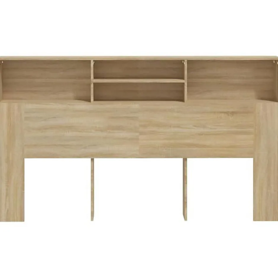 Vidaxl Armoire de tête de lit Chêne sonoma 180x19x103,5 cm 811883