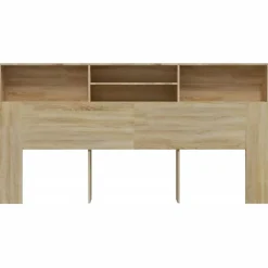 Vidaxl Armoire de tête de lit Chêne sonoma 200x19x103,5 cm 811892 Sale