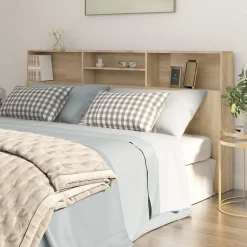 Vidaxl Armoire de tête de lit Chêne sonoma 200x19x103,5 cm 811892 Sale