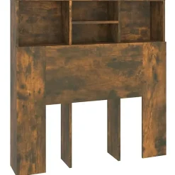 Vidaxl Armoire de tête de lit Blanc brillant 120x19x103,5 cm Best