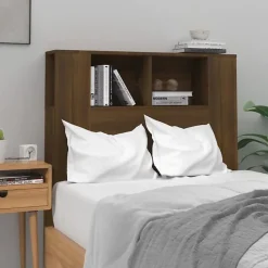 Vidaxl Armoire de tête de lit Chêne marron 100x18,5x104,5 cm 817266. Sale