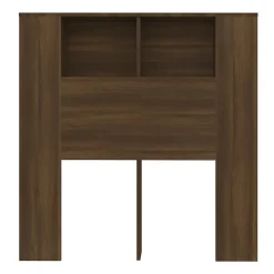 Vidaxl Armoire de tête de lit Chêne marron 100x18,5x104,5 cm 817266. Sale