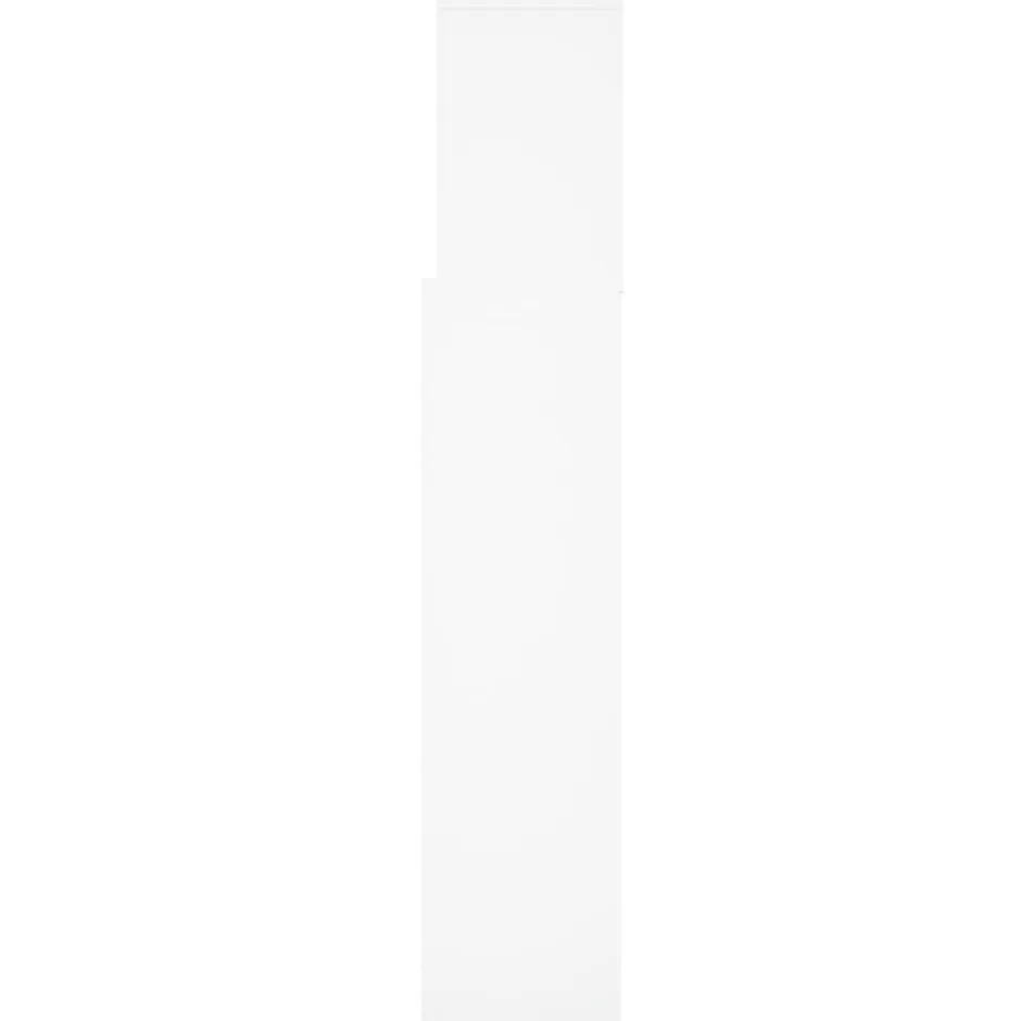 Vidaxl Armoire de tête de lit Blanc 160x19x103,5 cm 811871