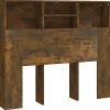 Vidaxl Armoire de tête de lit Chêne marron 100x19x103,5 cm Online