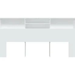 Vidaxl Armoire de Tête de Lit Murale Meuble de Chambre à Coucher Tête de Lit avec Rangement Accessoire de Lit Intérieur 811889