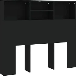 Vidaxl Armoire de tête de lit Blanc 120x19x103,5 cm New