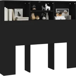 Vidaxl Armoire de tête de lit Blanc 120x19x103,5 cm New