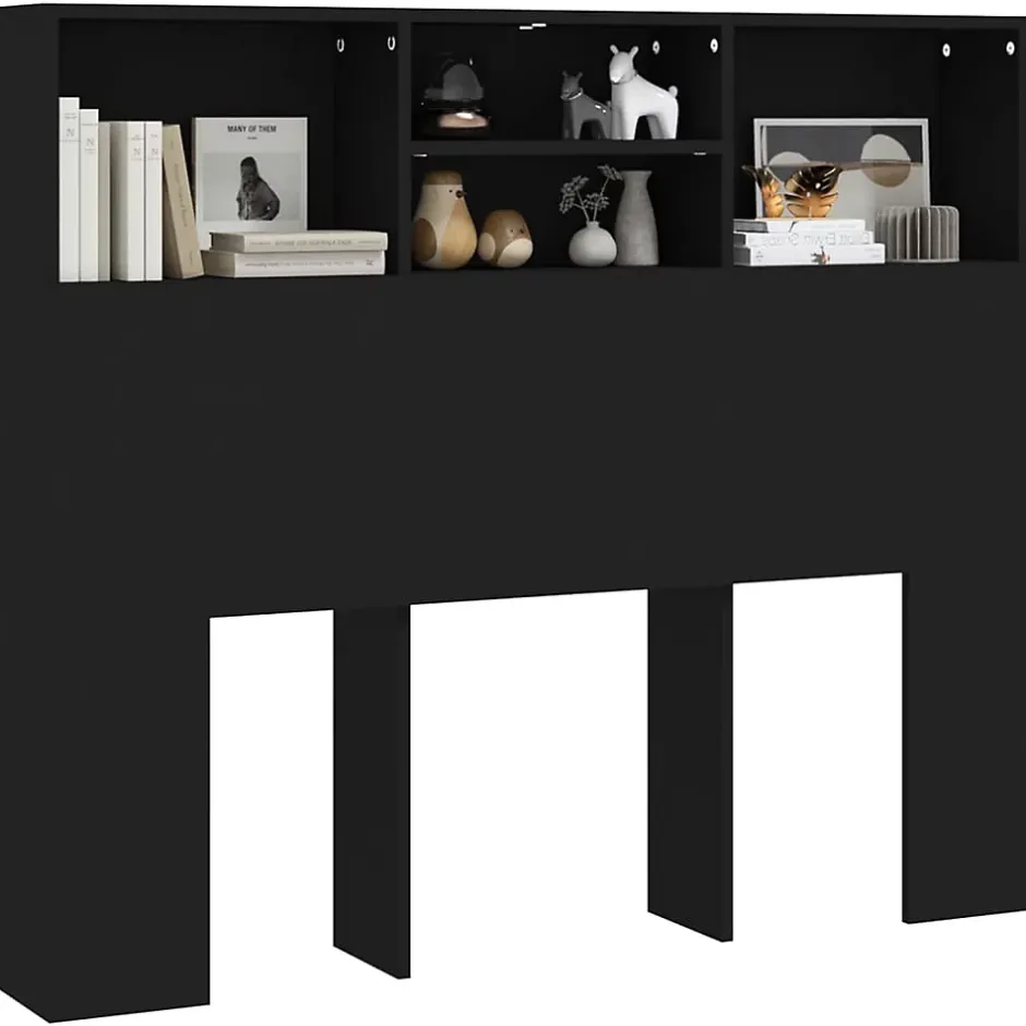 Vidaxl Armoire de tête de lit Blanc 120x19x103,5 cm New