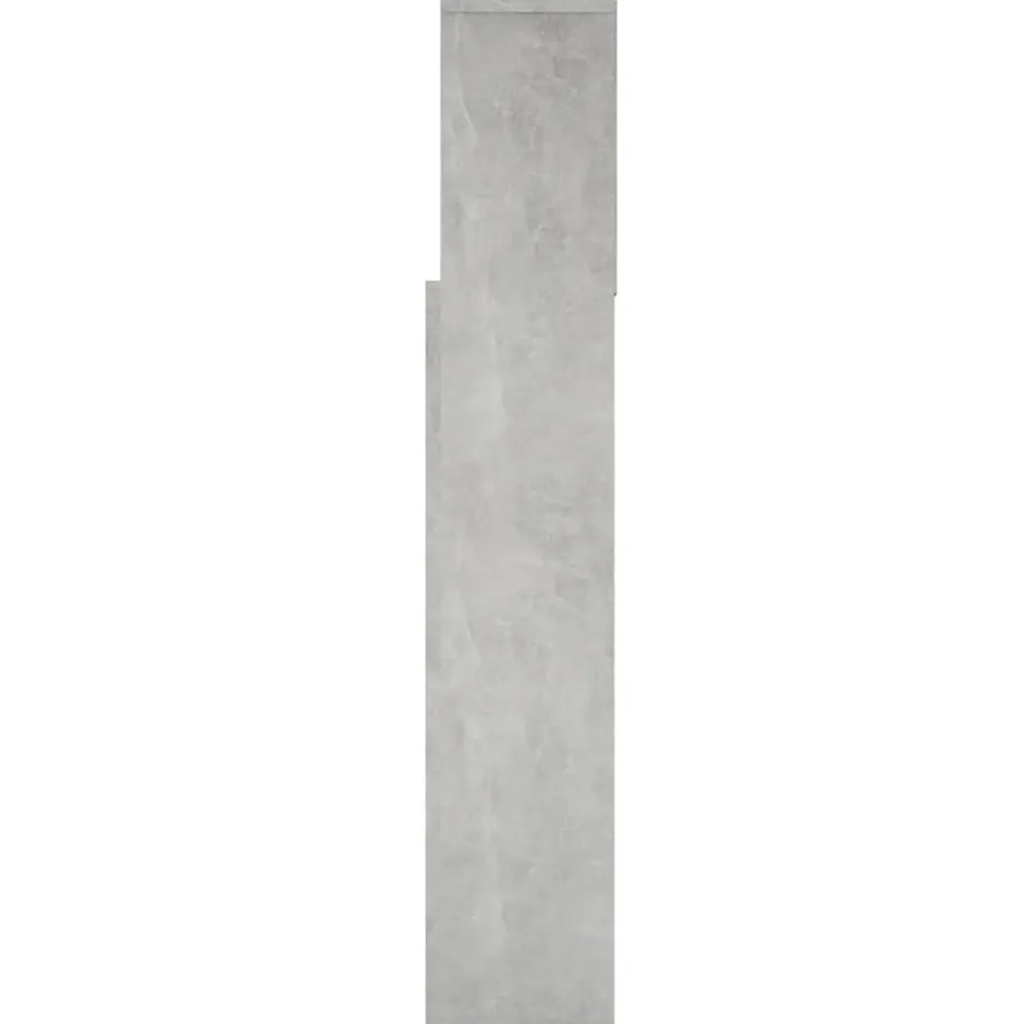 Vidaxl Armoire de tête de lit Gris béton 160x19x103,5 cm 811875