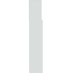 Vidaxl Armoire de tête de lit Blanc 100x19x103,5 cm 811844