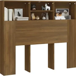 Vidaxl Armoire de tête de lit Sonoma gris 120x19x103,5 cm Best