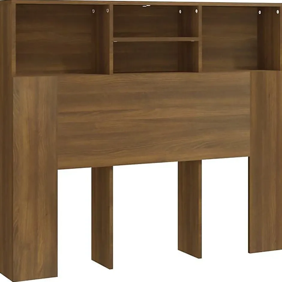 Vidaxl Armoire de tête de lit Sonoma gris 120x19x103,5 cm Best