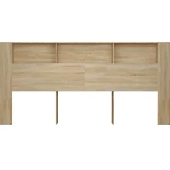 Vidaxl Armoire de tête de lit Chêne sonoma 220x18,5x104,5 cm 811964