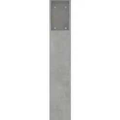 Vidaxl Armoire de tête de lit Gris béton 220x18,5x104,5 cm 811965 Discount