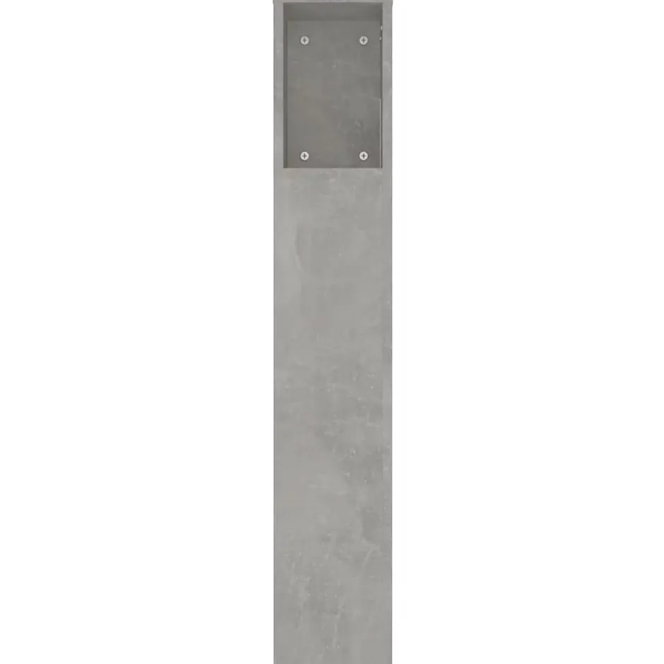 Vidaxl Armoire de tête de lit Gris béton 220x18,5x104,5 cm 811965 Discount