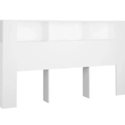 Vidaxl Armoire de tête de lit Blanc 180x18,5x104,5 cm 811943 Clearance