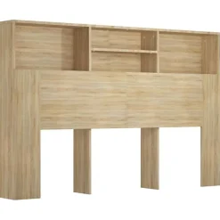 Vidaxl Armoire de tête de lit Chêne sonoma 160x19x103,5 cm 811874
