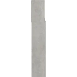 Vidaxl Armoire de tête de lit Gris béton 220x19x103,5 cm 811902