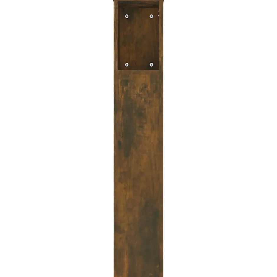Vidaxl Armoire de tête de lit Chêne fumé 180x18,5x104,5 cm 817276