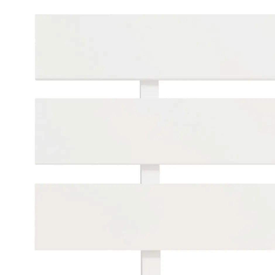 Vidaxl Cadre de lit Blanc Bois de pin massif 90 x 200 cm