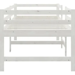 Vidaxl Cadre de lit Blanc 90x200 cm Bois de pin massif 833096 Best