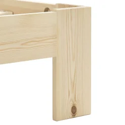 Vidaxl Cadre de lit Bois de pin massif 160 x 200 cm Sale