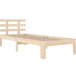 Vidaxl Cadre de lit Bois massif 100x200 cm 814744