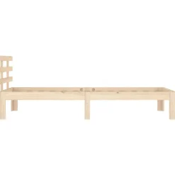 Vidaxl Cadre de lit Bois massif 100x200 cm 814744