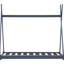 Vidaxl Cadre de lit d'enfant Gris Bois de pin massif 70x140 cm